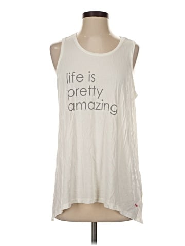 Peace Love World Sleeveless T-Shirt (view 1)