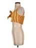 Shein Yellow Sleeveless Blouse Size 4 - photo 5