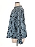Unbranded 100% Polyester Animal Print Blue Long Sleeve Blouse Size XL - photo 5