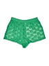 Wild Fable 100% Polyester Hearts Green Shorts Size M - photo 2