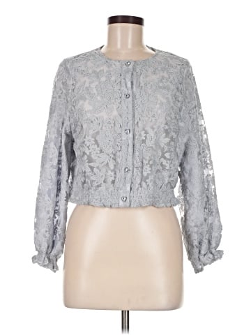 Flower Long Sleeve Blouse (view 1)