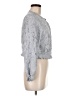 Flower 100% Polyester Gray Long Sleeve Blouse Size M (estimated) - photo 4