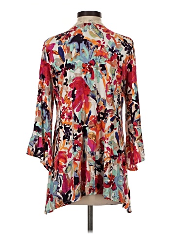 LOGO by Lori Goldstein 3/4 Sleeve Blouse (view 2)