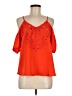 Blue Rain 100% Polyester Orange Sleeveless Blouse Size M - photo 1