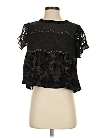 By Anthropologie Short Sleeve Blouse (view 1)