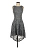 City Studio Gray Cocktail Dress Size 5 - photo 1
