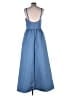 Amsale 100% Polyester Blue Casual Dress Size 12 - photo 2