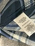 Ann Taylor LOFT Plaid Gray Long Sleeve Blouse Size L - photo 8