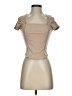 better / together Tan Short Sleeve Turtleneck Size S - photo 1