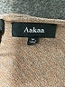 AaKaa 100% Polyester Tan Casual Dress Size M - photo 7