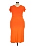 Torrid Orange Casual Dress Size 2X Plus (2) - photo 2
