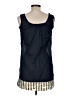 French Connection Blue Sleeveless Blouse Size M - photo 2