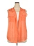 Mix & CO 100% Polyester Orange Sleeveless Blouse Size 2X - photo 1