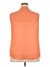Mix & CO 100% Polyester Orange Sleeveless Blouse Size 2X - photo 2
