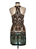 Tela 100% Polyester Chevron-herringbone Brown Cocktail Dress Size M - photo 2
