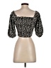 Unbranded Black 3/4 Sleeve Blouse Size S - photo 2