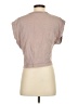 Zara Tan Short Sleeve Top Size S - photo 2