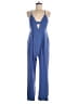 Lulus 100% Polyester Solid Blue Jumpsuit Size M - photo 1