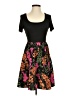 Shein Tropical Black Casual Dress Size 4 - photo 1