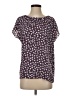 Ann Taylor LOFT 100% Polyester Purple Short Sleeve Blouse Size S - photo 1
