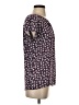 Ann Taylor LOFT 100% Polyester Purple Short Sleeve Blouse Size S - photo 4