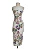 ASOS Graphic Ivory Cocktail Dress Size 4 - photo 1