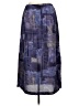 TSE 100% Polyester Graphic Blue Purple Casual Skirt Size L - photo 2