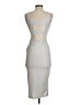 ASOS Graphic Ivory Cocktail Dress Size 4 - photo 2