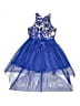 Rare Editions 100% Polyester Blue Dress Size 7 - photo 2