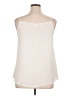 Uniqlo 100% Polyester Ivory Sleeveless Blouse Size XL - photo 2