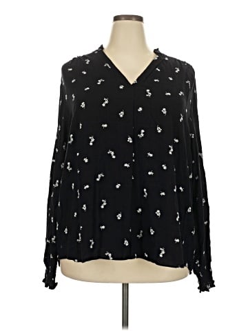 Lane Bryant Long Sleeve Blouse (view 1)