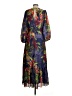 Tommy Bahama 100% Polyester Tropical Blue Casual Dress Size 2 - photo 2