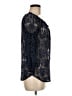 Ann Taylor LOFT 100% Polyester Blue 3/4 Sleeve Top Size M - photo 4