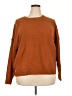 Zenana 100% Acrylic Solid Brown Pullover Sweater Size 2X - photo 1