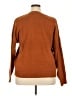 Zenana 100% Acrylic Solid Brown Pullover Sweater Size 2X - photo 2