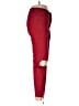 Express Color Block Red Jeans Size 6R - photo 4
