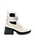 Karl Lagerfeld Ivory Ankle Boots Size 7 1/2 - photo 1