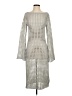 OAK + FORT Silver Casual Dress Size S - photo 1