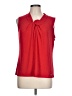 Calvin Klein Red Sleeveless Blouse Size L - photo 1