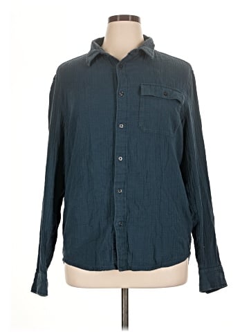 OUTERKNOWN Long Sleeve Button-Down Shirt (view 1)