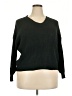 Shein Curve 100% Polyester Green Pullover Sweater Size 18 Plus (3) - photo 1