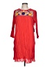 LABEL by five twelve Red Casual Dress Size L - photo 1