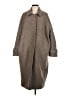 H&M 100% Wool Brown Wool Coat Size M - photo 1