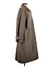 H&M 100% Wool Brown Wool Coat Size M - photo 4