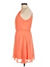 Lush 100% Polyester Solid Orange Casual Dress Size M - photo 5