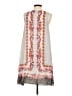Max Studio 100% Polyester Print Gray Casual Dress Size S - photo 2