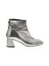 Topshop Metallic Silver Ankle Boots Size EU 38 - photo 1