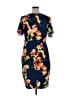 Sangria Tropical Blue Cocktail Dress Size 16 - photo 2