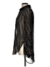 Lovestitch 100% Polyester Animal Print Black Long Sleeve Blouse Size L - photo 5