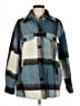 Zara Plaid Blue Coat Size M - photo 1